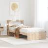 Single Bed Frame with Headboard - 90x190 cm - No Mattress