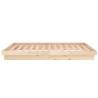 819892 Bed Frame without Mattress - Solid Wood 90x200 cm