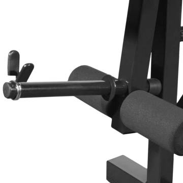 Workout Bench & Weights Set - 30.5kg Home Gym Equipment