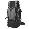 Hiking Backpack XXL 75L Black & Grey - Durable & Comfortable