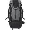 Hiking Backpack XXL 75L Black & Grey - Durable & Comfortable