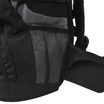 Hiking Backpack XXL 75L Black & Grey - Durable & Comfortable