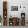 Stylish 3 Piece Bathroom Furniture Set in Smoked Oak