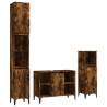 Stylish 3 Piece Bathroom Furniture Set in Smoked Oak