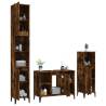 Stylish 3 Piece Bathroom Furniture Set in Smoked Oak