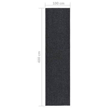 Dirt Trapper Carpet Runner 100x400 cm Anthracite – Hipomarket