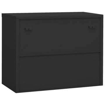 Office Cabinet Anthracite 90x40x70 cm - Durable Steel Storage