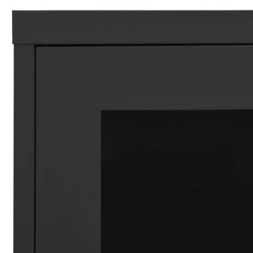 Office Cabinet Anthracite 90x40x70 cm - Durable Steel Storage