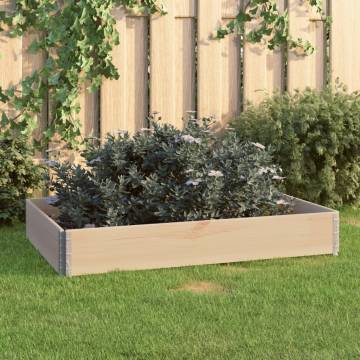 Raised Bed 80x120 cm Solid Pine Wood - Hipomarket