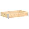 Raised Bed 80x120 cm Solid Pine Wood - Hipomarket