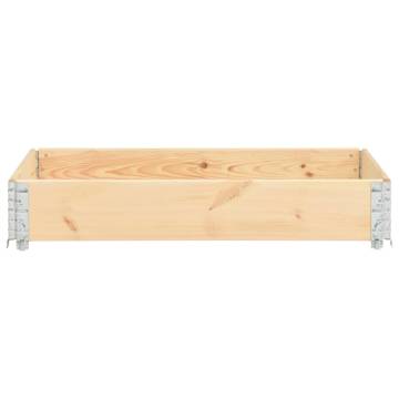 Raised Bed 80x120 cm Solid Pine Wood - Hipomarket