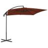 Cantilever Umbrella 250x250 cm Terracotta - Stylish Shade Solution