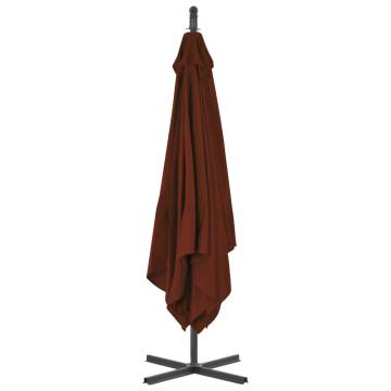 Cantilever Umbrella 250x250 cm Terracotta - Stylish Shade Solution