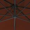 Cantilever Umbrella 250x250 cm Terracotta - Stylish Shade Solution