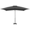 Cantilever Umbrella with Aluminium Pole - 250x250 cm Anthracite