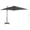 Cantilever Umbrella with Aluminium Pole - 250x250 cm Anthracite