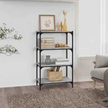 Book Cabinet Grey Sonoma - Stylish Storage | Hipo Market