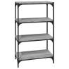 Book Cabinet Grey Sonoma - Stylish Storage | Hipo Market