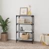 Book Cabinet Grey Sonoma - Stylish Storage | Hipo Market