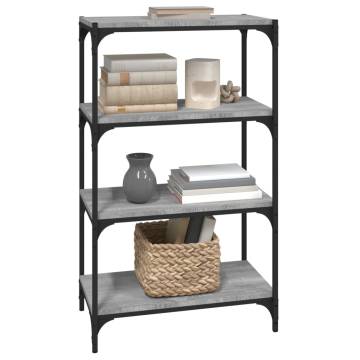 Book Cabinet Grey Sonoma - Stylish Storage | Hipo Market