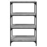 Book Cabinet Grey Sonoma - Stylish Storage | Hipo Market