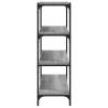 Book Cabinet Grey Sonoma - Stylish Storage | Hipo Market