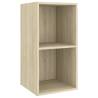 Wall-Mounted TV Cabinet Sonoma Oak - Stylish & Practical