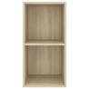 Wall-Mounted TV Cabinet Sonoma Oak - Stylish & Practical