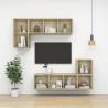 Wall-Mounted TV Cabinet Sonoma Oak - Stylish & Practical