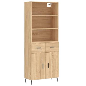 Elegant Highboard Sonoma Oak - Stylish Storage Solutions