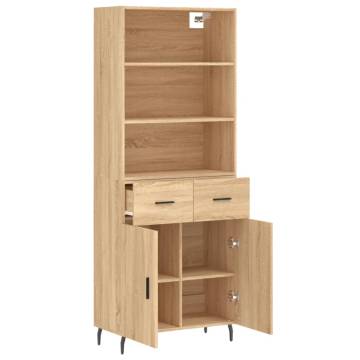 Elegant Highboard Sonoma Oak - Stylish Storage Solutions