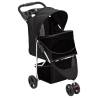 Foldable Dog Stroller Black - Comfortable & Portable | HipoMarket