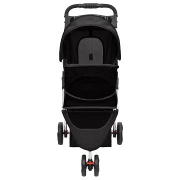 Foldable Dog Stroller Black - Comfortable & Portable | HipoMarket