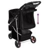 Foldable Dog Stroller Black - Comfortable & Portable | HipoMarket