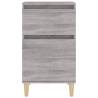 Elegant Grey Sonoma Bedside Cabinets - 2 pcs - Hipomarket UK