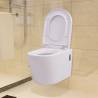 Wall Hung Toilet Ceramic White - Stylish Bathroom Solution