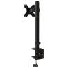 Adjustable Monitor Mount - Black Steel VESA 75/100 mm