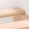 White Bed Frame 75x190 cm - Small Single Engineered Wood