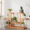 Flower Stand 110x25x73 cm - Solid Wood Fir | HipoMarket