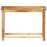 Solid Mango Wood Console Table | 100x30x75 cm - Hipo Market