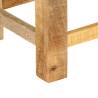 Solid Mango Wood Console Table | 100x30x75 cm - Hipo Market