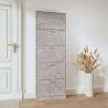 Shoe Cabinet Concrete Grey 59x17x169 cm - Modern Storage Solution