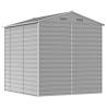 Light Grey Garden Shed - Durable Galvanised Steel Storage