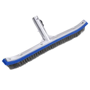 Swimming Pool Wall Brush Aluminium - 46 cm Wide & Sturdy