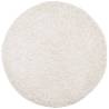 Shaggy High Pile Cream Rug Ø 200 cm - Soft & Durable