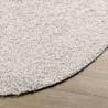 Shaggy High Pile Cream Rug Ø 200 cm - Soft & Durable