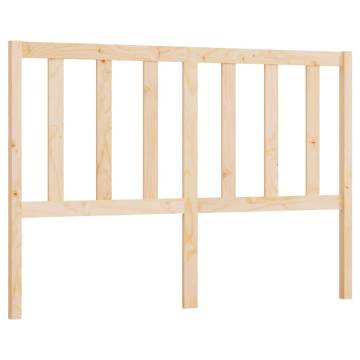 Stylish Solid Wood Pine Bed Headboard - 146x4x100 cm