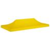 6x3m Yellow Party Tent Roof - Durable & Weather Resistant