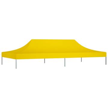 6x3m Yellow Party Tent Roof - Durable & Weather Resistant