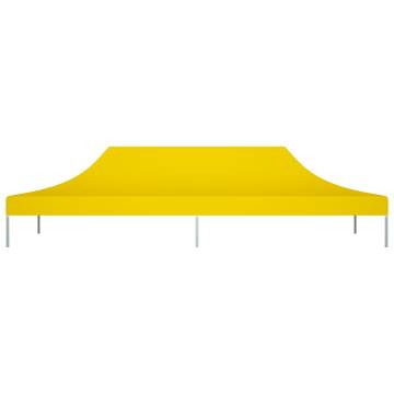 6x3m Yellow Party Tent Roof - Durable & Weather Resistant